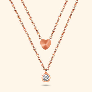 Bullion Gold Love Spark Short Necklace
