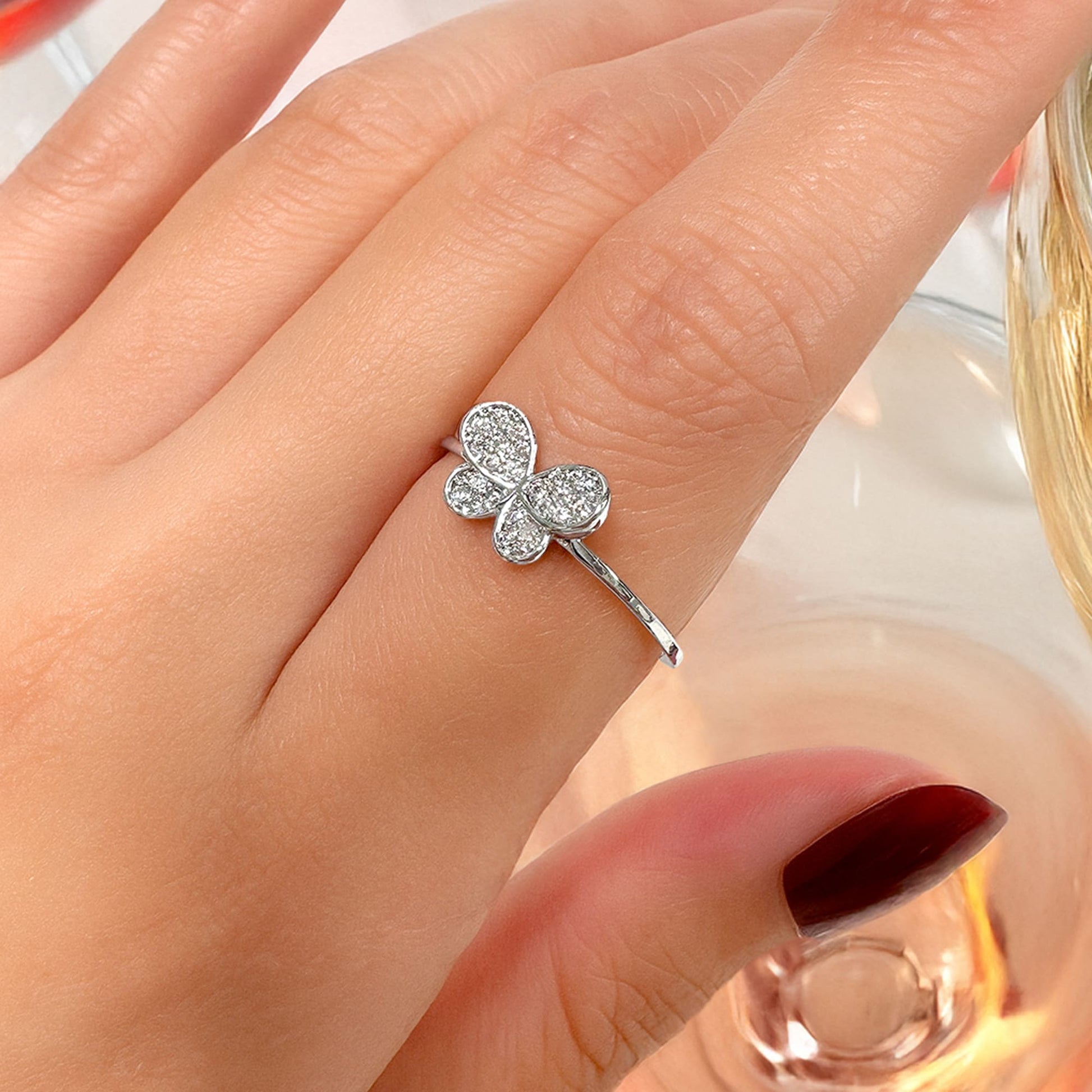 Butterfly CZ Ring - 7