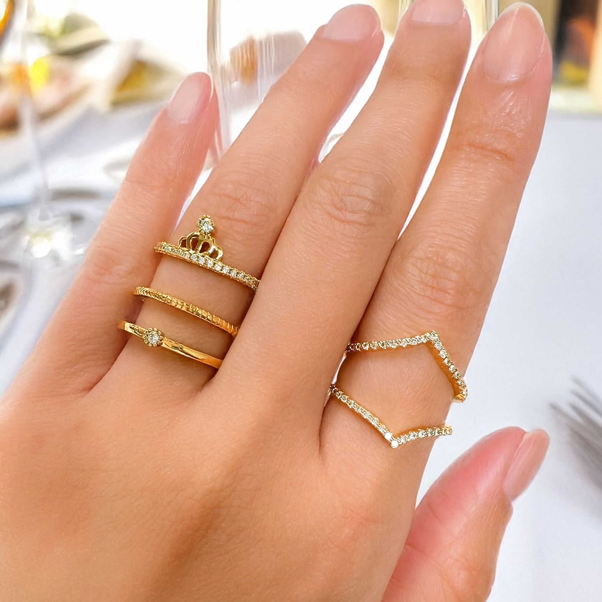 Famous Madonna Fashion Ring - 10