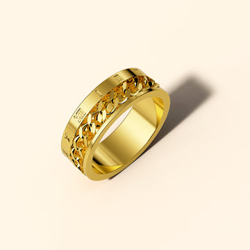 Alec Numeral Chain Ring