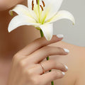 Camille Minimal Stacker Ring in Rose Gold - 8