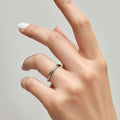 Camille Minimal Stacker Ring in Silver - 6