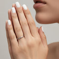 Camille Minimal Stacker Ring in Silver - 9