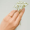 Camille Minimal Stacker Ring in Gold - 7
