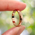 Louise Minimalist Rose Gold Ring - 11