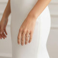 Louise Minimalist Rose Gold Ring - 8