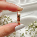 Rose Gold Simplicity Slim Ring - 13
