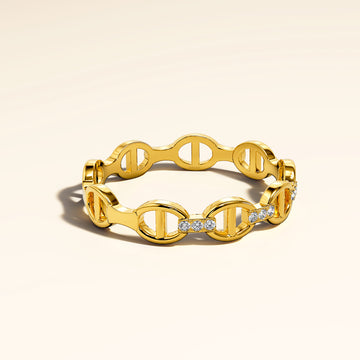 Daphne Link Ring In Gold