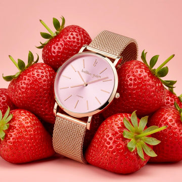 Bullion Gold Timeless Dream Watch - Rose Gold and Pink