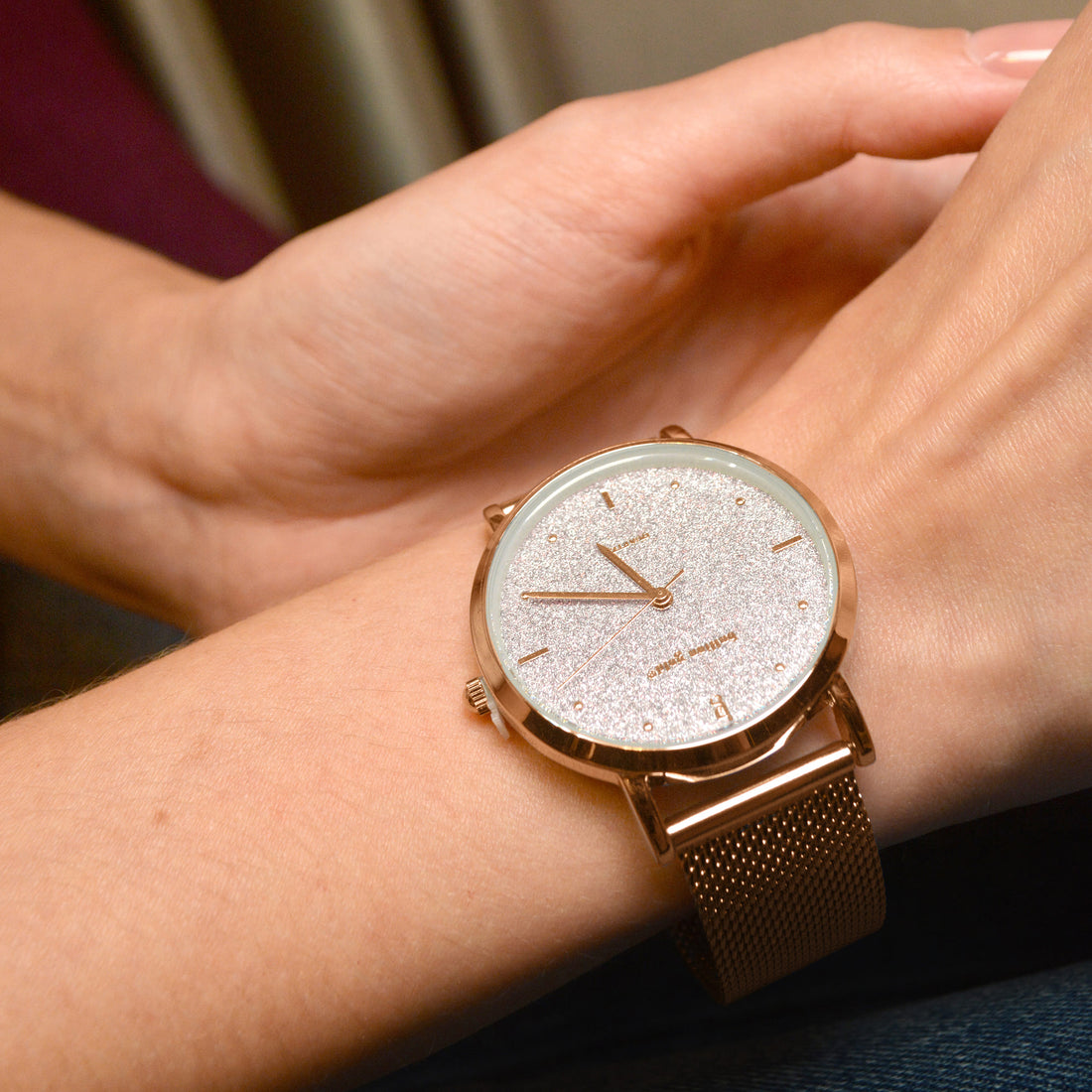 Bullion Gold Seamless Dial - Rose Gold and White - Brilliant Co