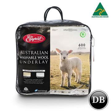 Easy Rest Australian Washable Wool Underlay 600GSM Reversible