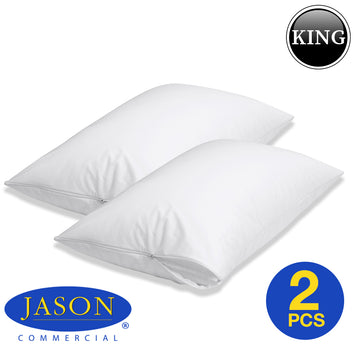 2pc Pack Jason Eva Clean Pillow Protectors Waterproof King