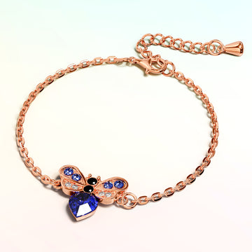 BeeCarra Bracelet Embellished With SWAROVSKI® Crystals