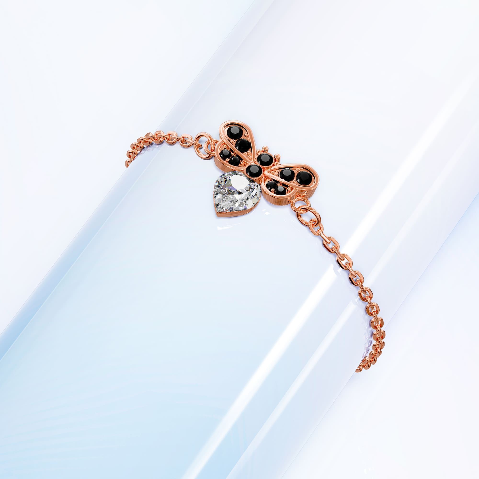 BeeCarra Bracelet Embellished With SWAROVSKI® Crystals