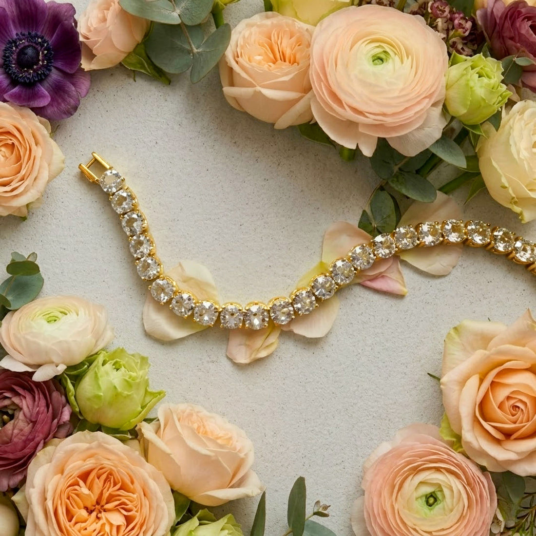 Krystal Couture Honey Bracelet Embellished with SWAROVSKI® Crystals