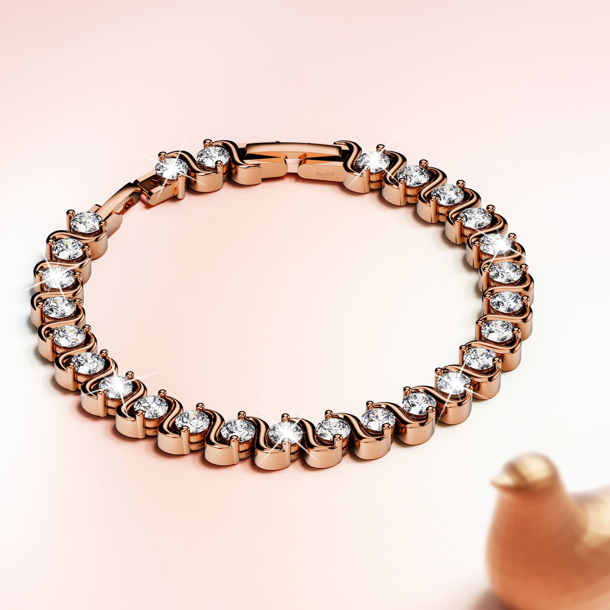 Venice Tennis Bracelet Embellished With SWAROVSKI® Crystals