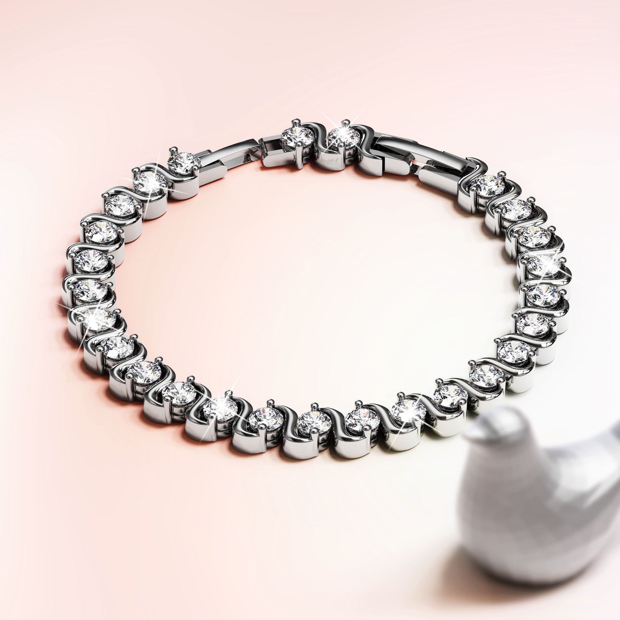 Venice Tennis Bracelet Embellished With SWAROVSKI® Crystals