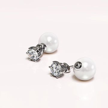 Crystal Bubble Studs Embellished With SWAROVSKI® Crystals