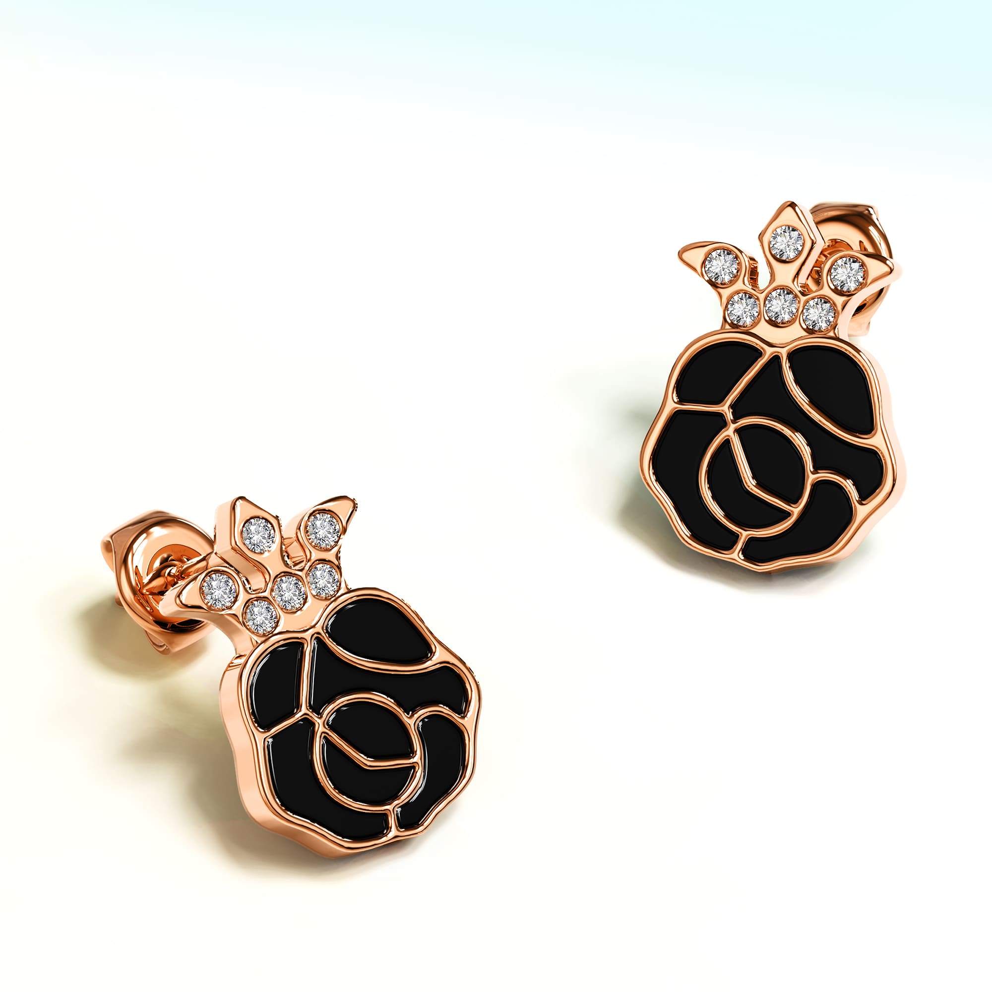Rosie Stud Earrings Embellished With SWAROVSKI® Crystals
