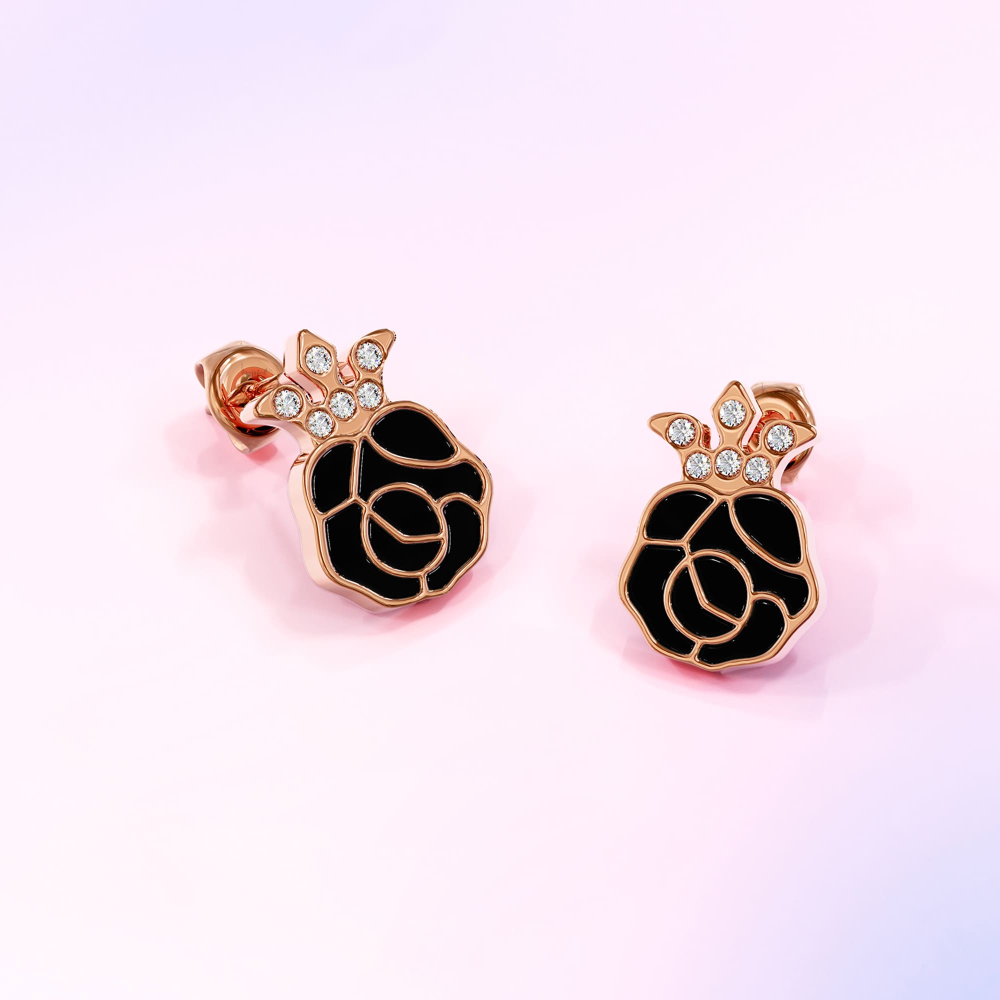 Rosie Stud Earrings Embellished With SWAROVSKI® Crystals