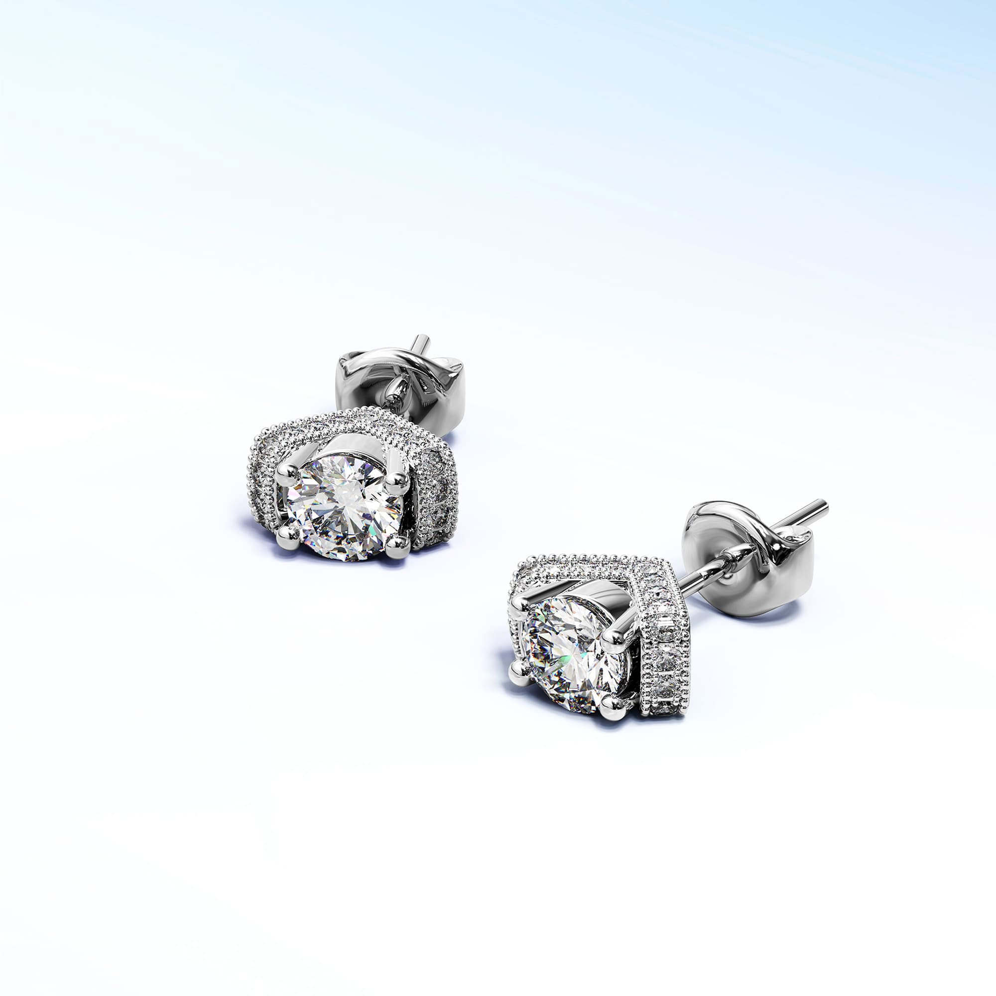 Tiara Earrings Embellished With SWAROVSKI® Crystals