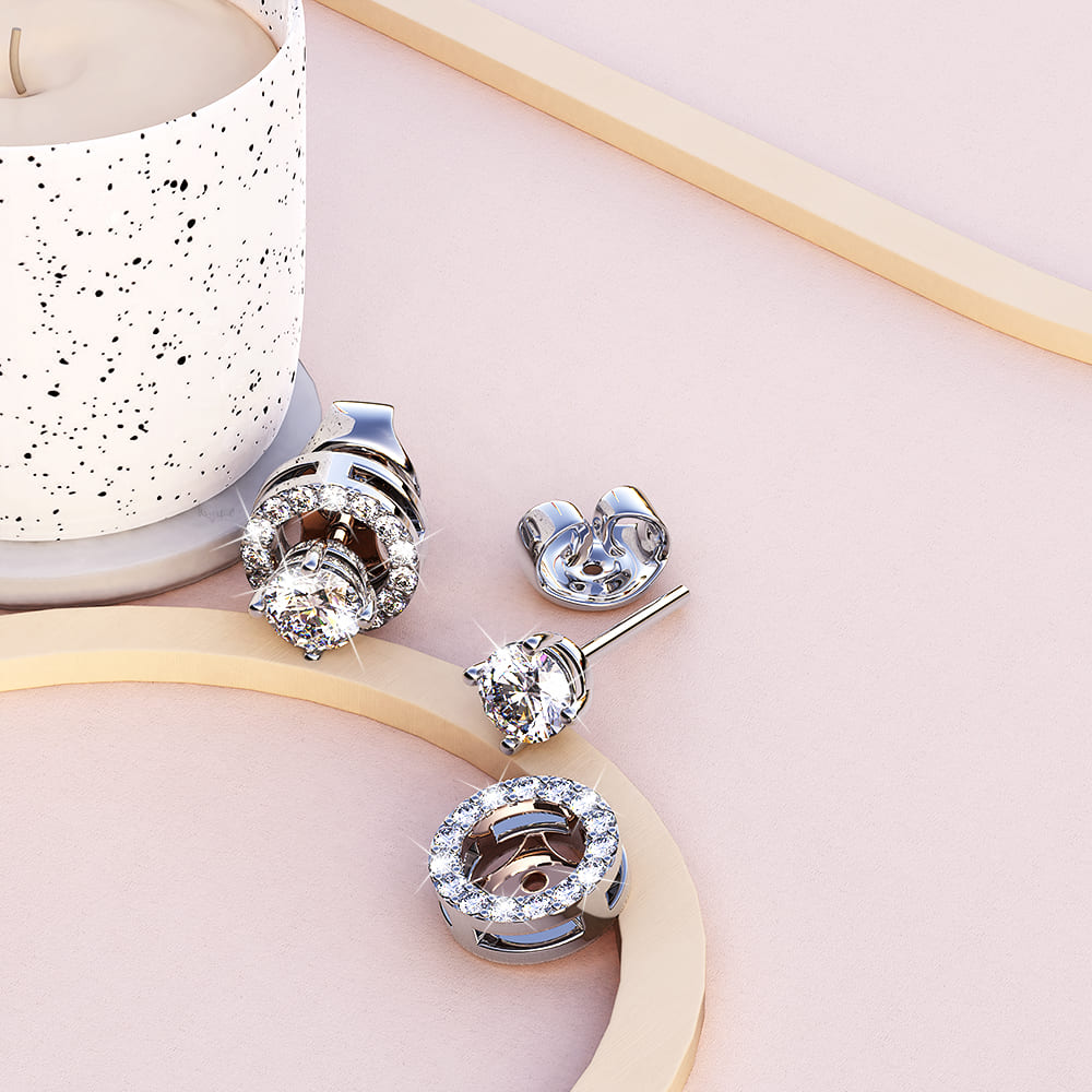 Monarch Earrings Embellished With SWAROVSKI® Crystals