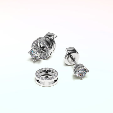 Krystal Couture Monarch Earrings Embellished with SWAROVSKI® Crystals