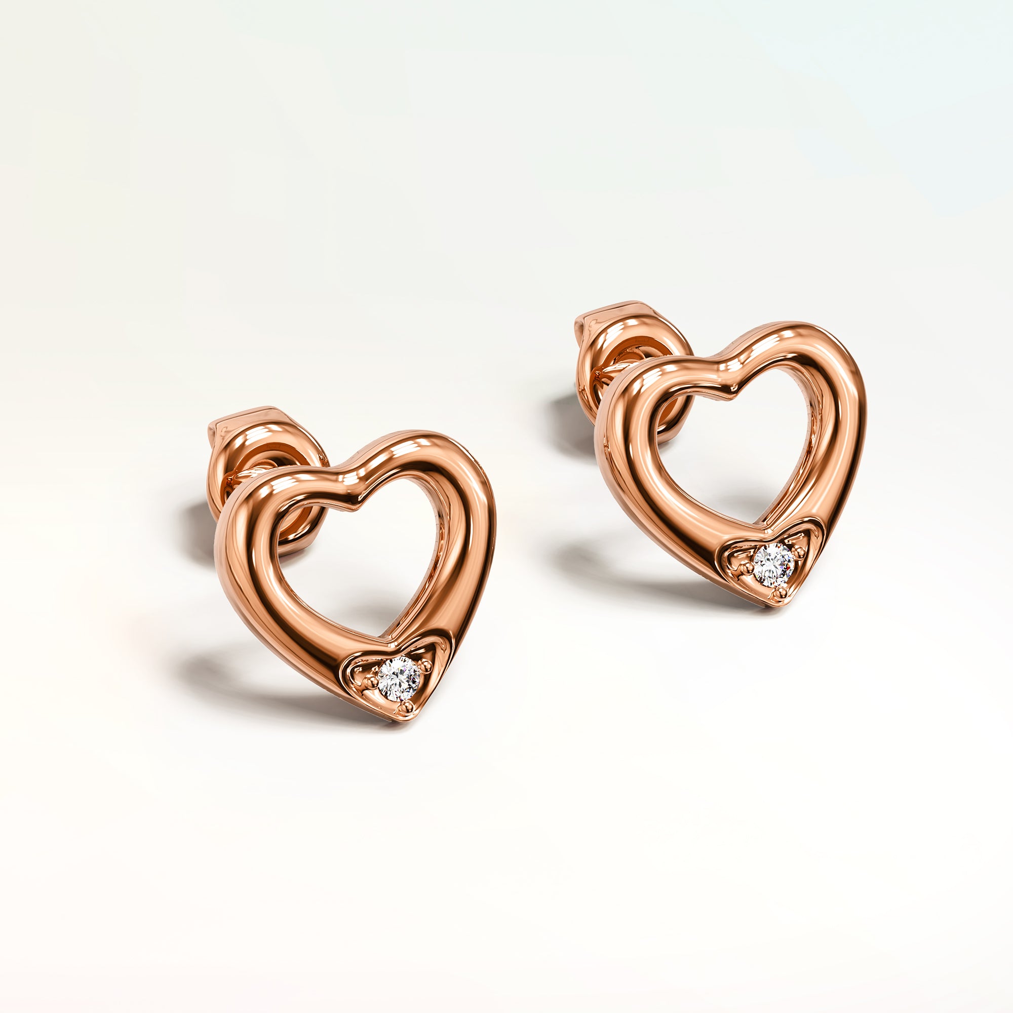 Love Struck Stud Earrings Embellished With SWAROVSKI® Crystals