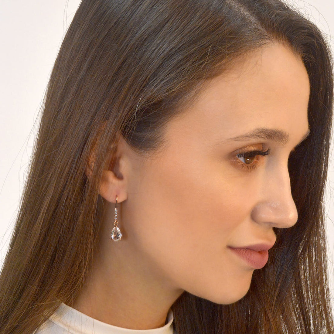 Pretty Pea Earrings Embellished with Swarovski¬Æ crystals