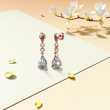 Anastacia Drop Earrings Embellished With SWAROVSKI® Crystals