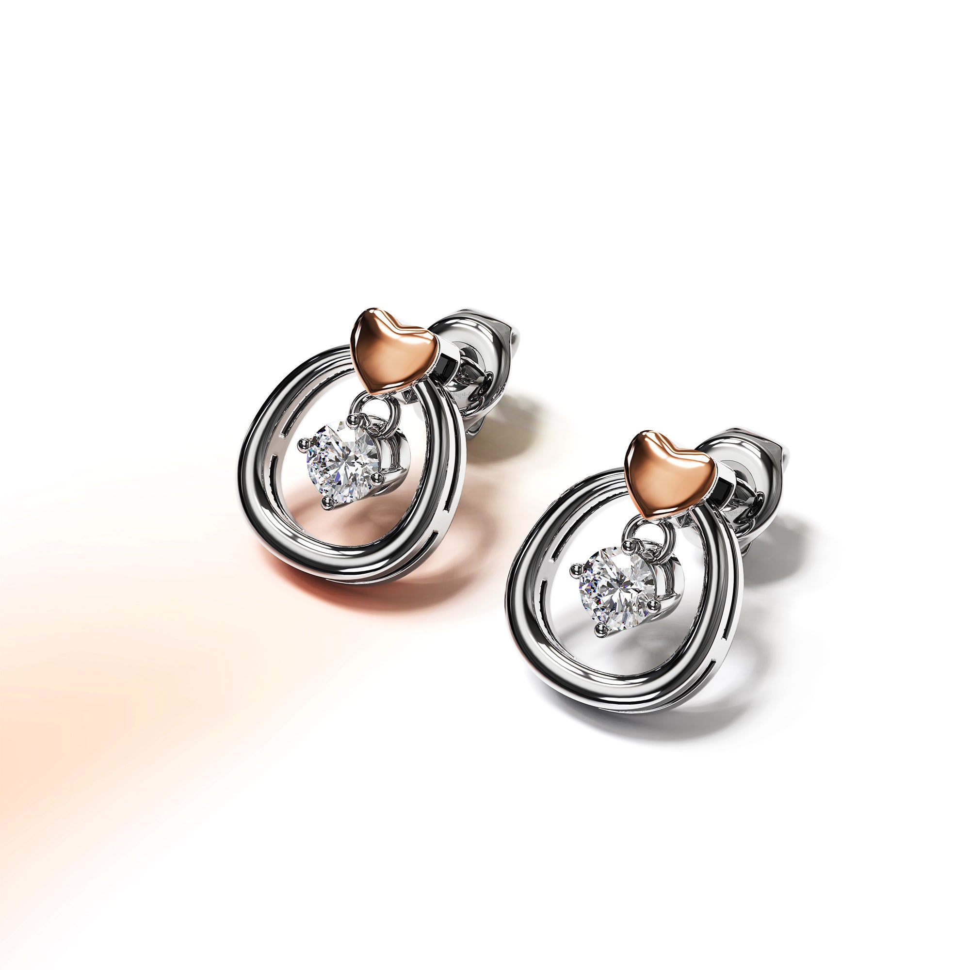 Felina Love Earrings Embellished With SWAROVSKI® Crystals