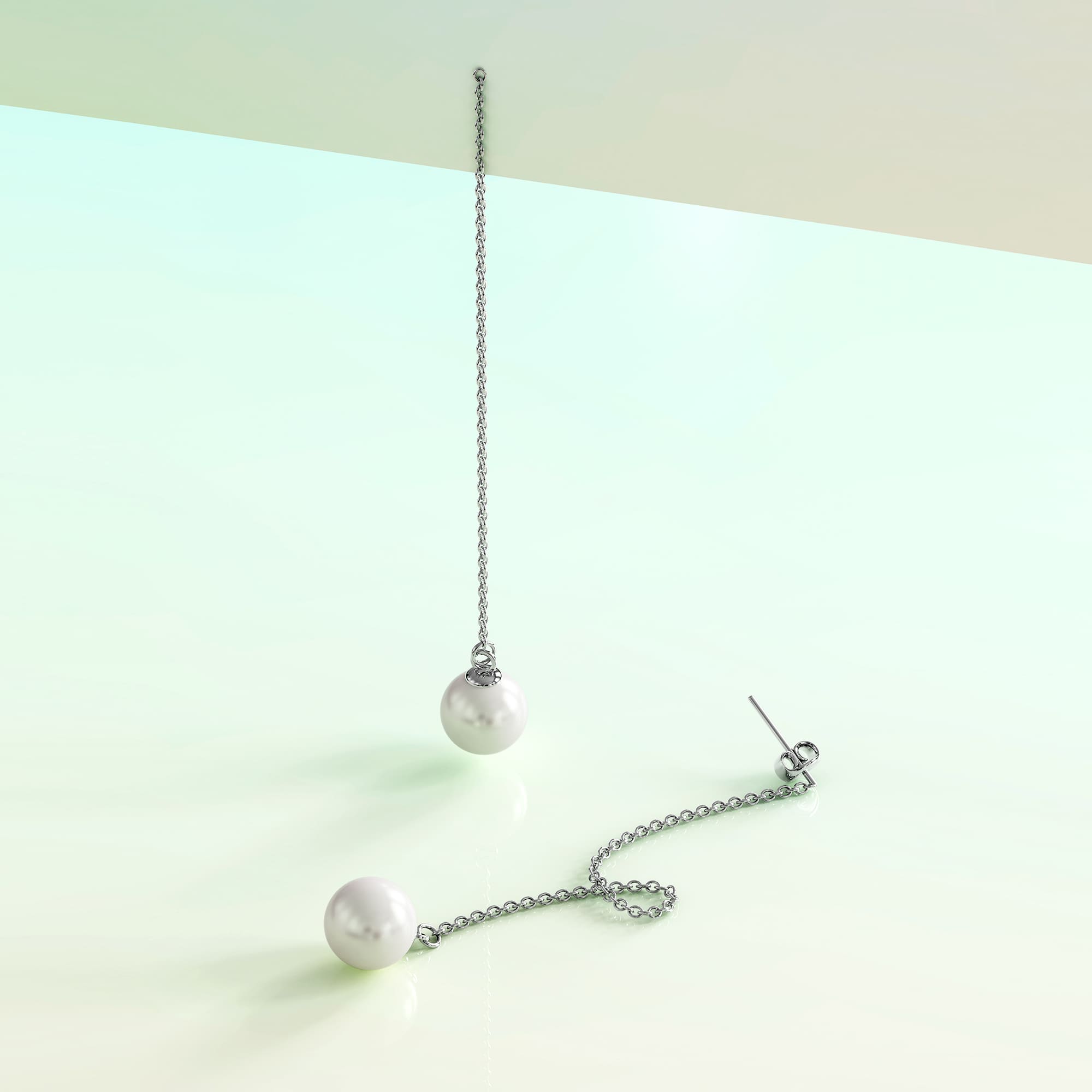 Katarina Pearl Drop Earrings Embellished With SWAROVSKI® Crystals Pearls
