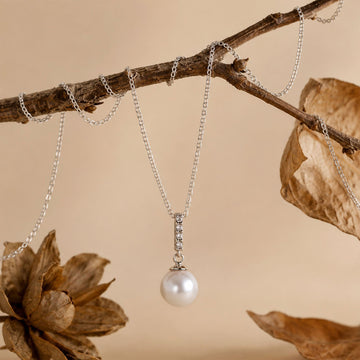 Krystal Couture Lustrous Pendant Necklace Embellished with Swarovski® Crystals