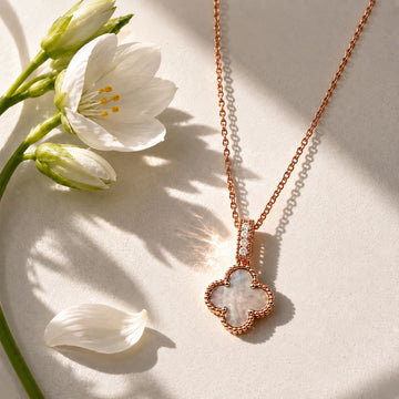 Krystal Couture Rose Gold Milkyway Necklace Embellished with SWAROVSKI® Crystals