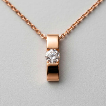 Krystal Couture Shine Bright Pendant Necklace in Rose Gold Embellished with SWAROVSKI® Crystals