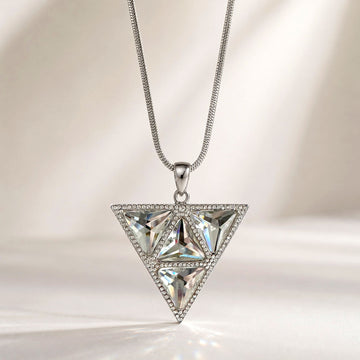 Krystal Couture Ancient Trilliant-Cut Crystal Long Necklace Embellished with SWAROVSKI® Crystals
