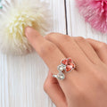 Spring Butterfly Ring Embellished With SWAROVSKI® Crystals - 4
