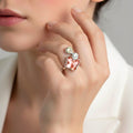 Spring Butterfly Ring Embellished With SWAROVSKI® Crystals - 5