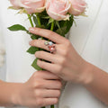 Spring Butterfly Ring Embellished With SWAROVSKI® Crystals - 6