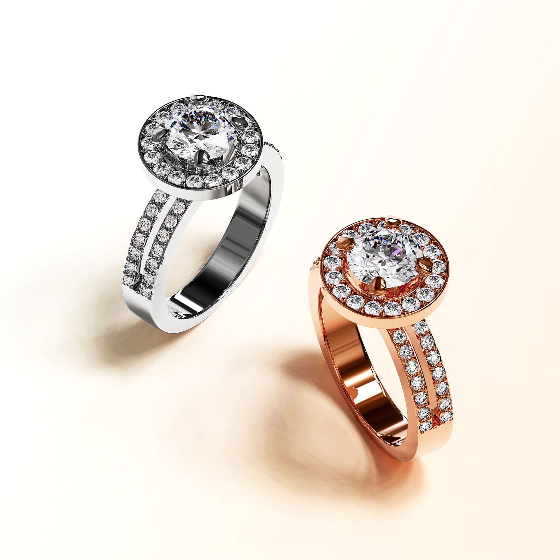 Bloom Halo Ring Embellished With SWAROVSKI¬Æ Crystals