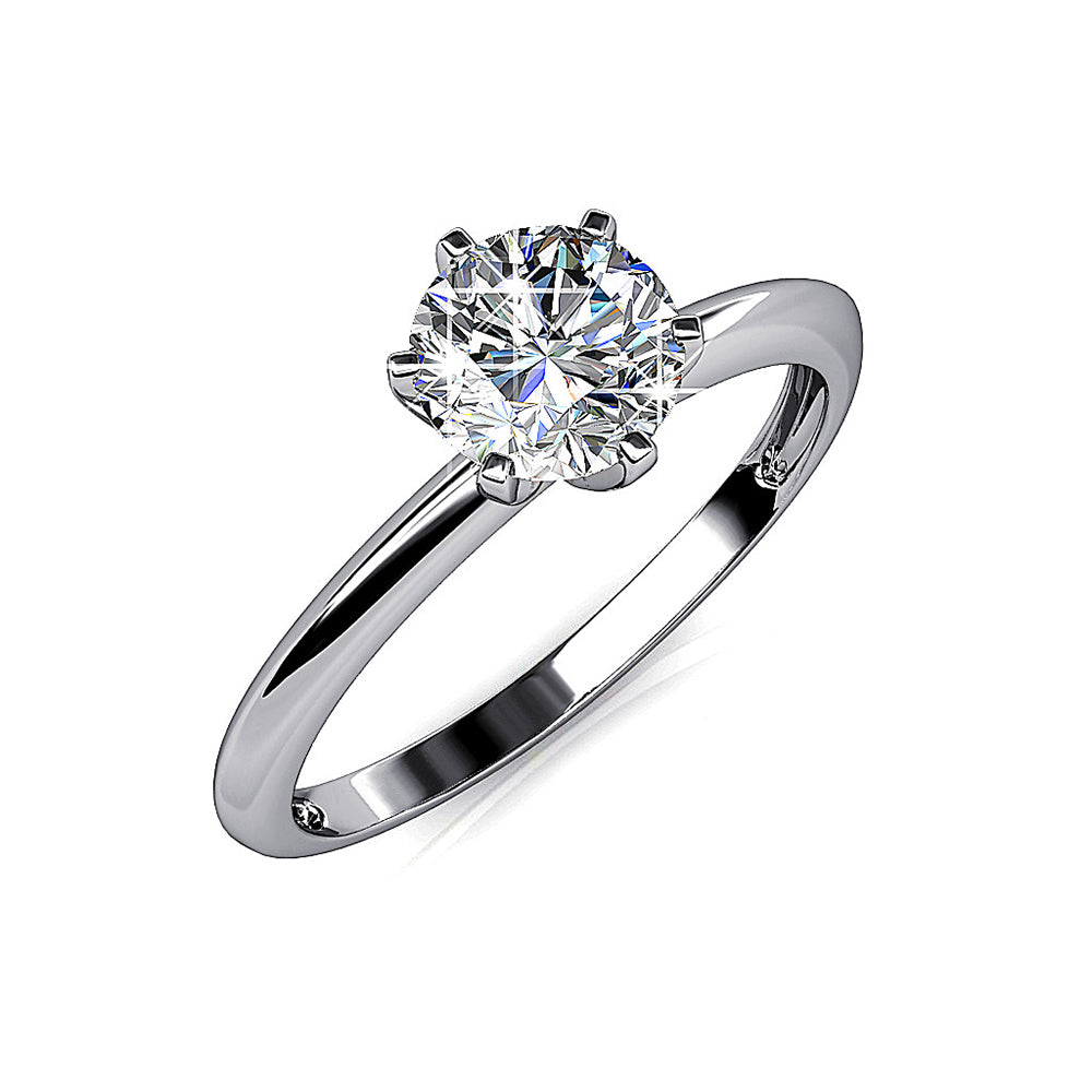 One In A Million Solitaire Ring Embellished With SWAROVSKI¬Æ Crystals