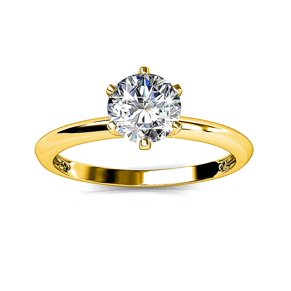 One In A Million Solitaire Ring Embellished With SWAROVSKI¬Æ Crystals