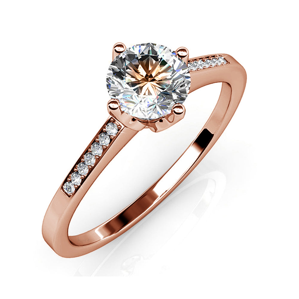 Krystal Couture Covenant Ring Embellished with Swarovski® Crystals