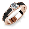 Marian Solitaire Ring Embellished With SWAROVSKI¬Æ Crystals