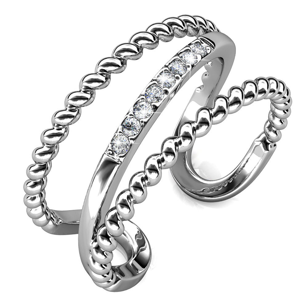 Jennifer Ring Embellished With SWAROVSKI¬Æ Crystals