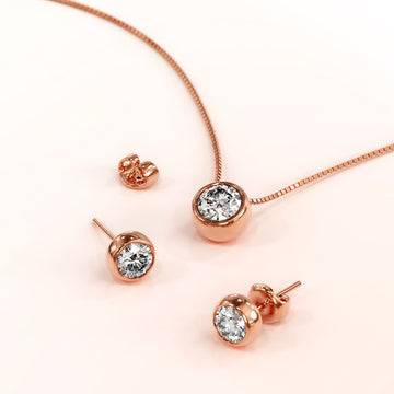 Boxed Opulence Necklace And Earrings Set Embellished with SWAROVSKI® Crystals