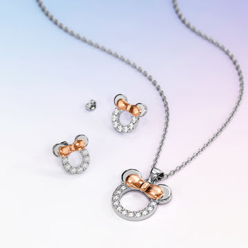 Boxed Minnie Mouse Set Embellished with SWAROVSKI® Crystals