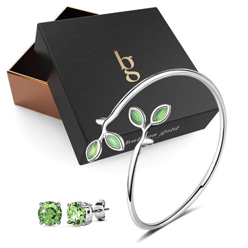 Boxed Leela Eco Bangle and Earrings Set