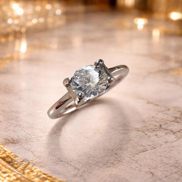 Krystal Couture Solitaire Ring Crystal Embellished with Swarovski® Crystals