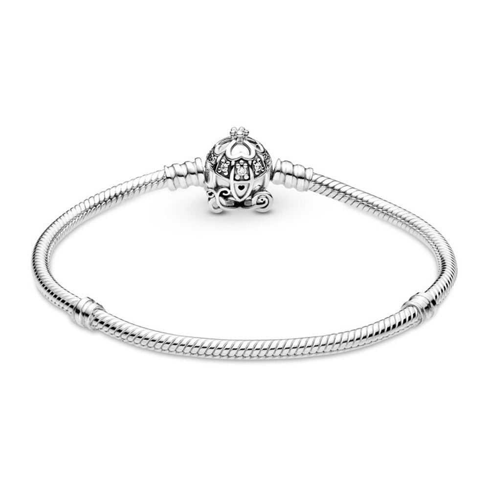 Disney Cinderella Pumpkin Coach Clasp Pandora Moments Bracelet